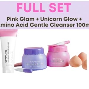 FULL SET – Pink Glam + Unicorn Glow + AA Cleanser 100ml